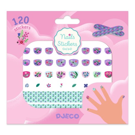 120 Stickers ongles - Petite fleur