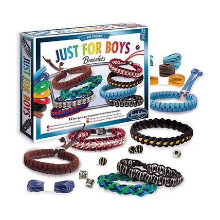 Kit créatif - Bracelets "Just for boys"