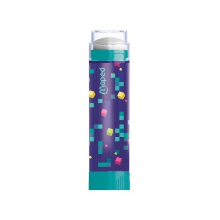 Gomme tube - Pixel party - Bleu