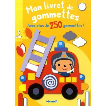 Mon livret de gommettes - Pompier