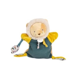 Doudou lion marionnette