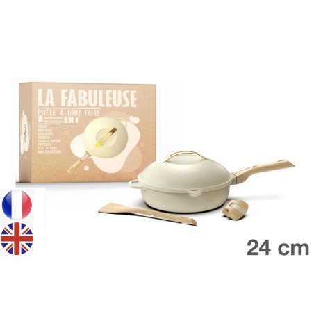 La petite fabuleuse poêle - 24cm - Meringue