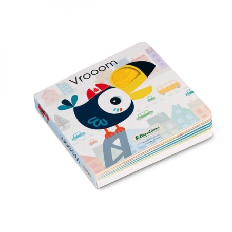 Livre tactile et sonore - Vrooom