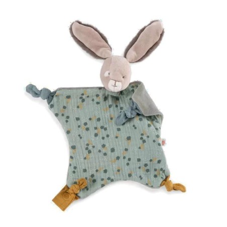 Doudou lapin sauge - Trois petits lapins