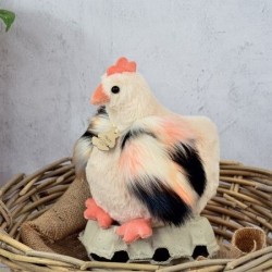 Doudou poule "Poulette" -...