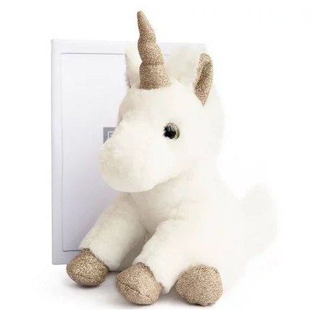 Licorne Or et blanc - 23cm