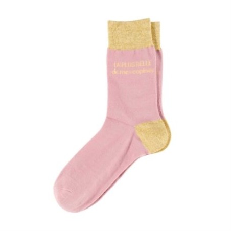 Chaussettes "La plus belle de mes copines"