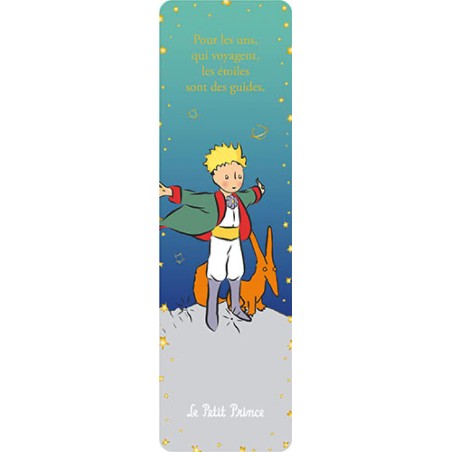 Marque-page "Le Petit Prince" -  Pour les uns qui voyagent, les étoiles sont des guides