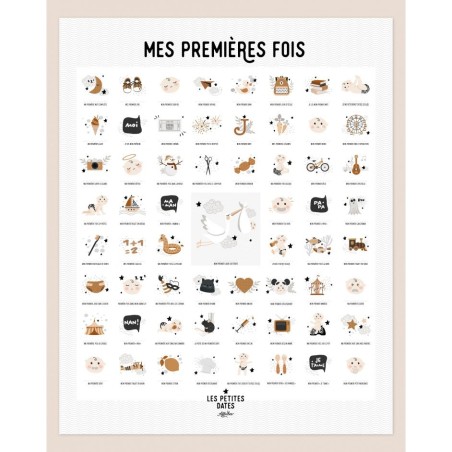 Affiche à dater - Mes premières fois - L'originale (Peau claire)