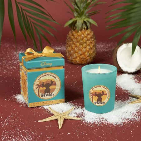 Bougie parfumée naturelle 180g - Ananas et Noix de coco - Stitch