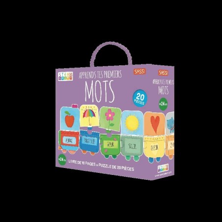 Apprends tes premiers mots - Livre + puzzle