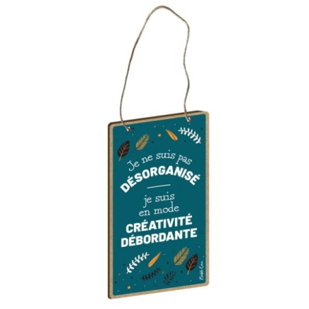 Plaque décorative - Créativité débordante