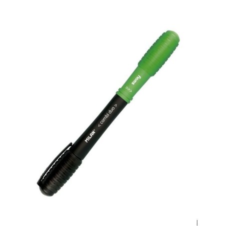 Stylo 2 couleurs - Vert & noir