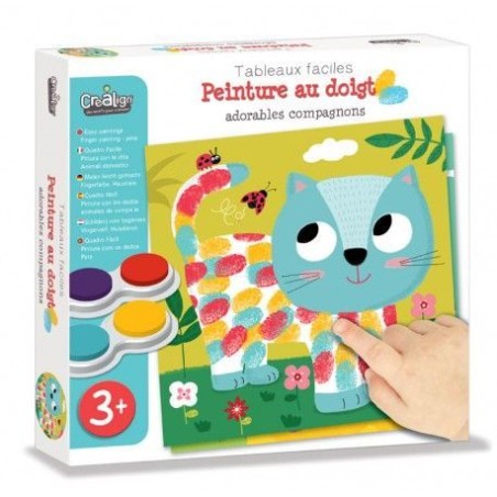 Peinture au doigt - Adorables compagnons